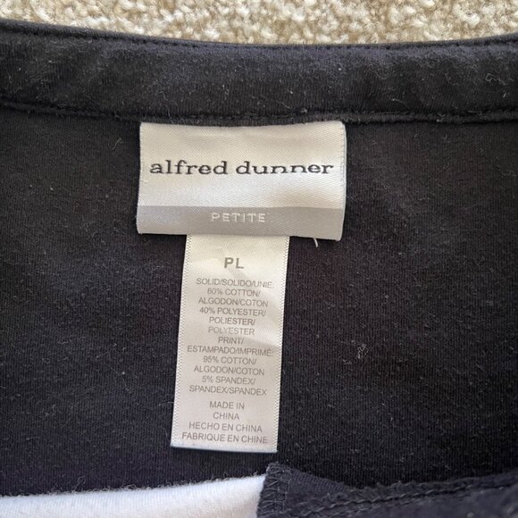 Chic Vintage Alfred Dunner Colorblock Animal Print Studded Y2K Top PL - Picture 5 of 8